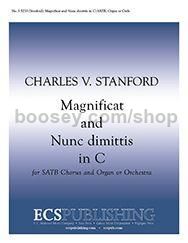 Magnificat & Nunc Dimittis in C - SATB choir