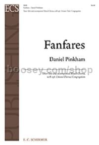 Fanfares for SATB choir with tenor solo