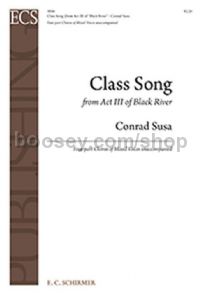 Black River: Class Song for SATB choir with soprano solo