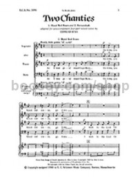Two Chanties: Blood Red Roses / Shenandoah for SATB choir
