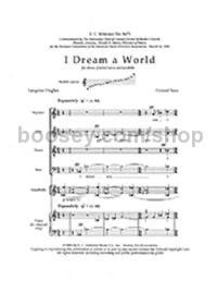 I Dream a World for SATB choir & handbells
