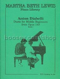 Duets for Middle Beginners from Op. 149, Book 1 for piano 4-hands