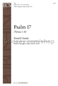 Psalm 17 for congregation, SATB choir, & organ
