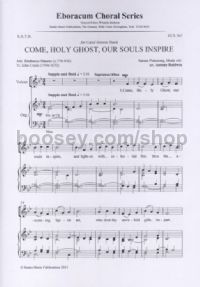 Come, Holy Ghost, Our Souls Inspire (SATB)
