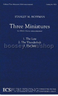 Three Miniatures for SSAA choir a cappella