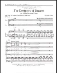 The Dreamers of Dreams for SATB choir & piano
