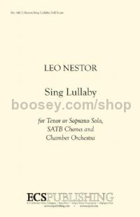 Sing Lullaby for orchestra (full score)