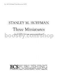 Three Miniatures for SATB choir