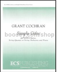 Simple Gifts (choral score)