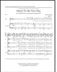 Introit for the New Day