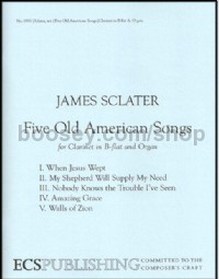 Five Old American Songs for clarinet & organ