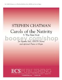 Carols of the Nativity: 5. The First Noel for SSATB choir with soprano solo