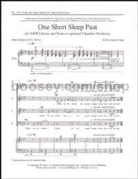 One Short Sleep Past (choral score)