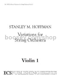 Variations for String Orchestra for string orchestra (set of parts)