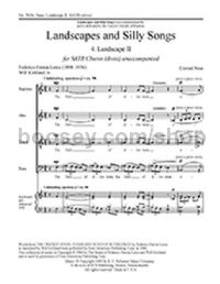 Landscapes and Silly Songs: No. 4 Landscape II for SATB divisi