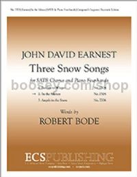 Three Snow Songs, No. 2. In the Silence for SATB choir & piano 4-hands