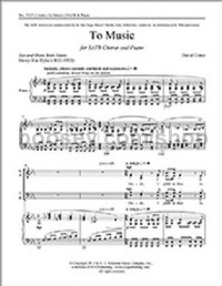 To Music for SATB choir & piano