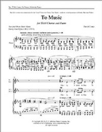 To Music for SSAA choir & piano