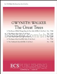 The Great Trees, No. 2. The Silence for soprano, clarinet & piano