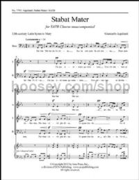Stabat Mater - SATB choir a cappella