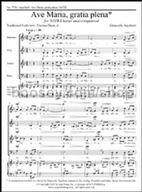 Ave Maria, gratia plena - SATB choir a cappella