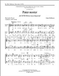 Pater noster for SATB choir a cappella