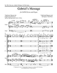 Gabriel's Message for SATB choir & organ