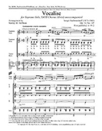 Vocalise for SATB choir with soprano solo
