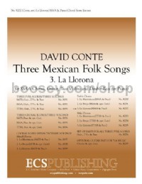 Three Mexican Folk Songs, No. 3. La Llarona - SSAA choir & piano