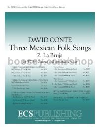 Three Mexican Folk Songs, No. 2. La Bruja - TTBB choir