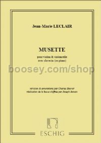 Musette - violin, cello & harpsichord (or piano)