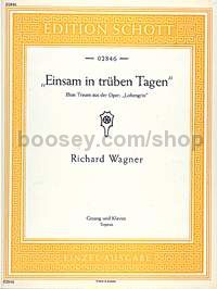 Lohengrin WWV 75 - Einsam in trüben Tagen - Soprano & Piano