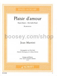 Plaisir d'amour - high voice & piano