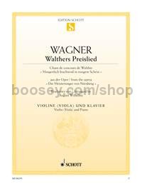 Walthers Preislied WWV 96 - violin (viola) & piano