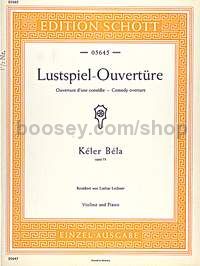 Comedy Overture op. 73 - violin & piano