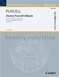 Henry Purcell Album - descant/treble recorder