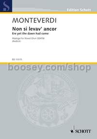 Madrigal: Non si levav' ancor - mixed choir (SSATB) (choral score)