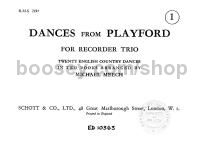 Dances from Playford - 3 recorders (SAT/SSA/SST/SAA) (performance score)