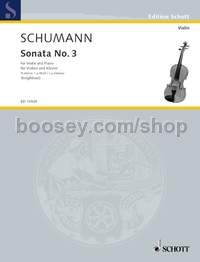 Sonata No. 3 A minor op. posth. - violin and piano