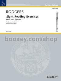 Sight Reading Exercises - soprano recorder