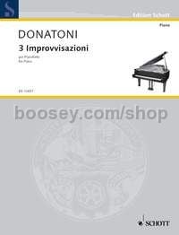 3 Improvisations - piano