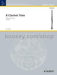 Eight Clarinet Trios of the 18th Century - 3 clarinets (performance score)