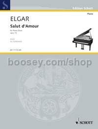 Salut d'Amour, op. 12 for Piano 4-hands