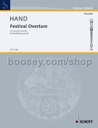 Festival Overture - 5 recorders (SAATB) (score and parts)