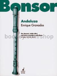 Andaluza - 3 recorders (SAT) and piano (score and parts)