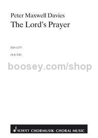 The Lord's Prayer - mixed choir (SATB) (choral score)