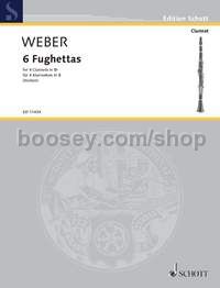 Six Fughettas - 4 clarinets (performance score)