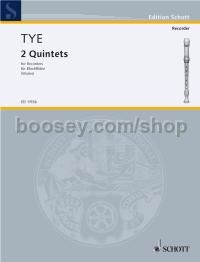 Two Quintets - 5 recorders (SSATB) (performance score)