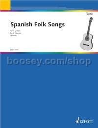 Spanish Folk Songs - 3 guitars (performance score)