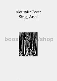 Sing, Ariel op. 51 - mezzo-soprano, 2 sopranos and 5 players (score)